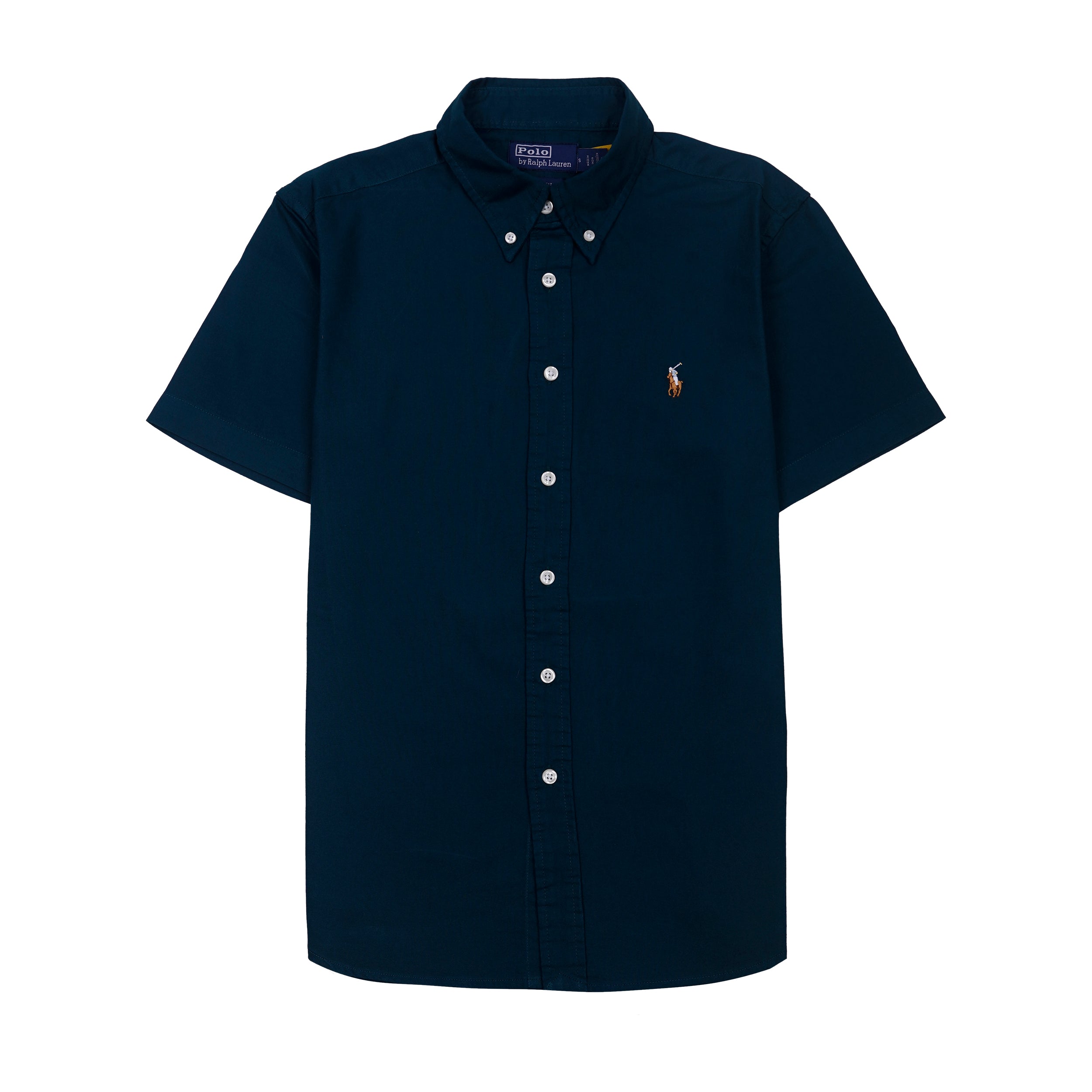 POLO RALPH LAUREN Twilight Teal Classic Fit Short Sleeve Button-Down Shirt