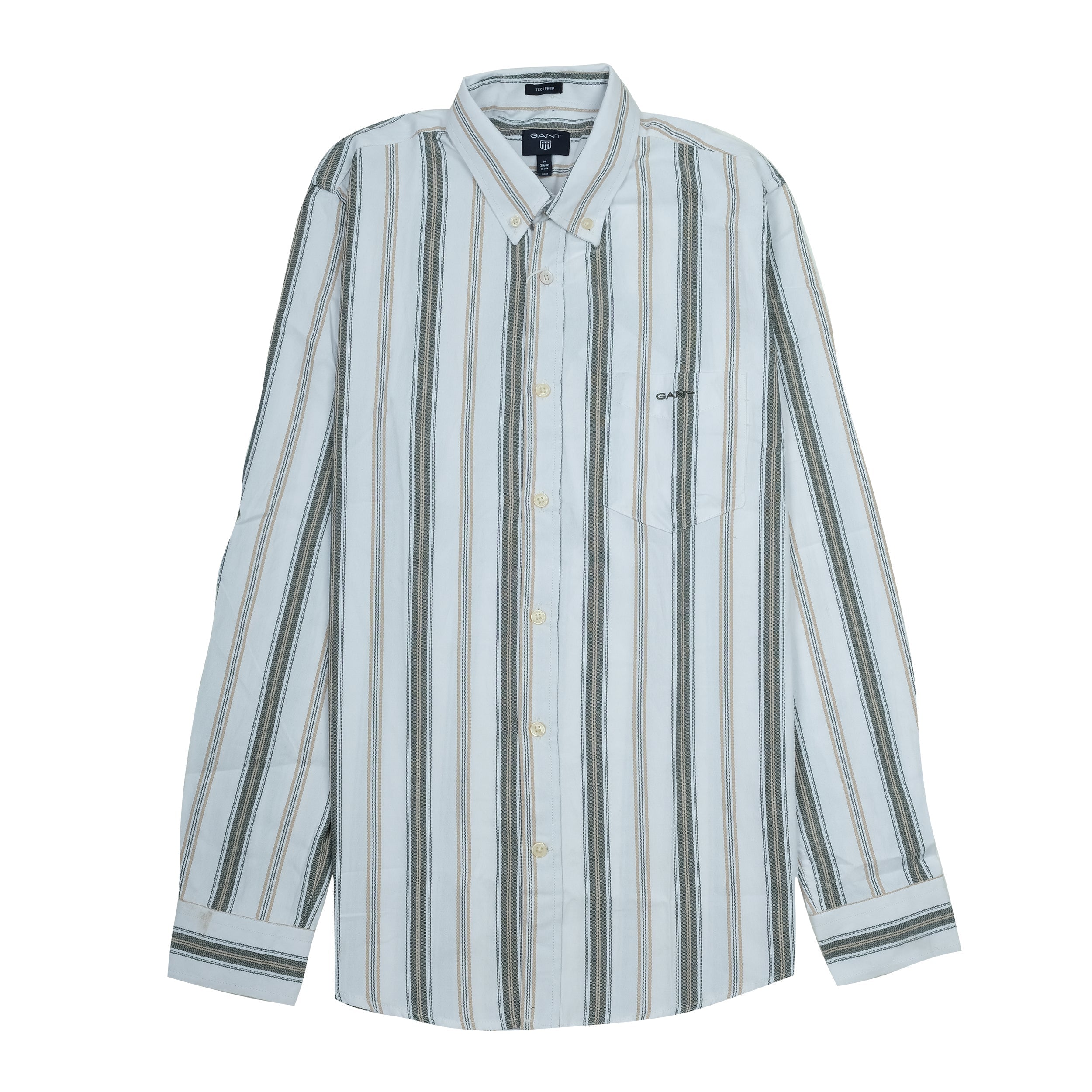 GANT Tranquil Teal Slim Fit Long Sleeve Button-Down Shirt