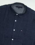 TOMMY HILFIGER Oceanic Navy Classic Fit Long Sleeve Shirt