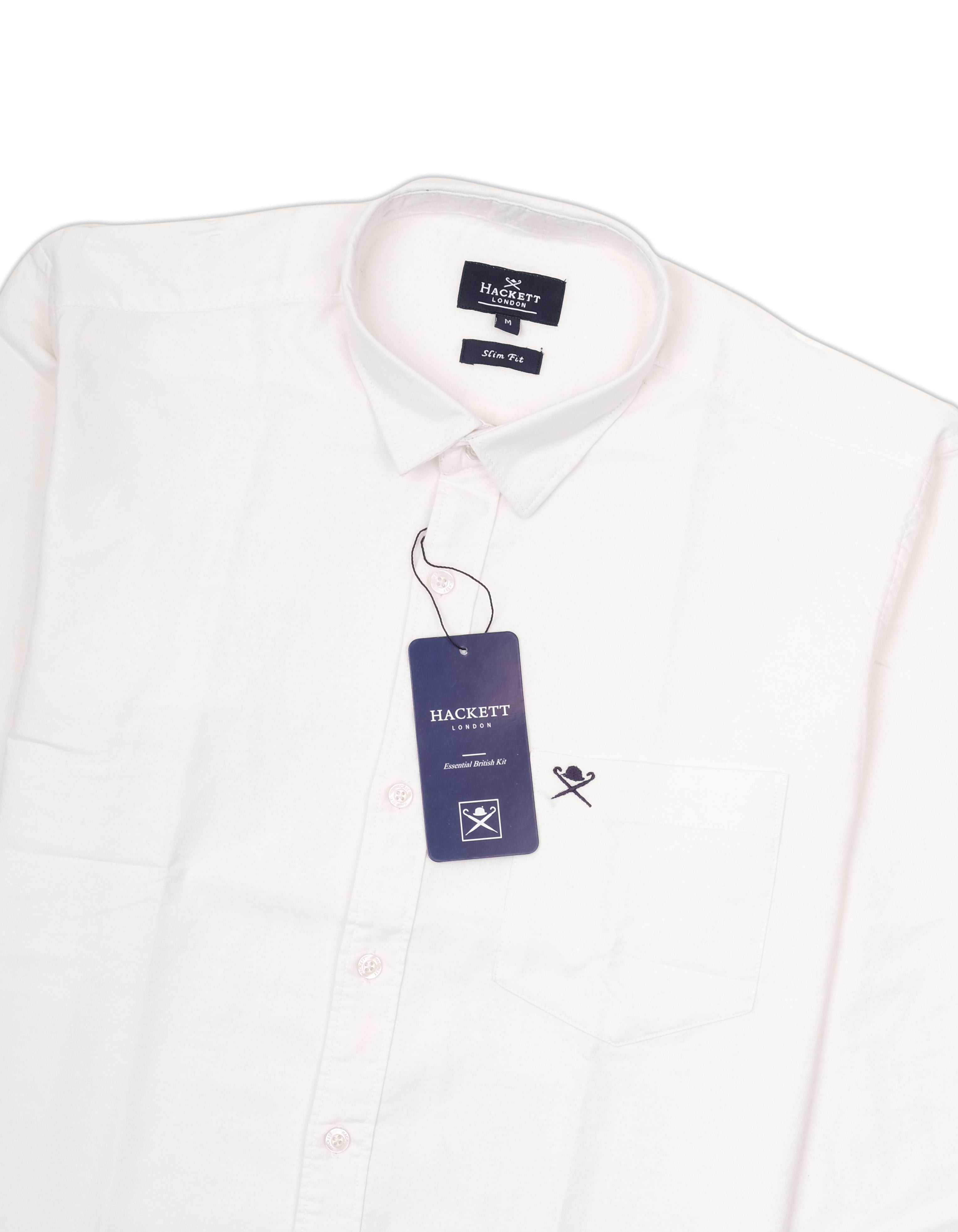 HACKETT LONDON Frosted Pearl Classic Fit Long Sleeve Oxford Shirt