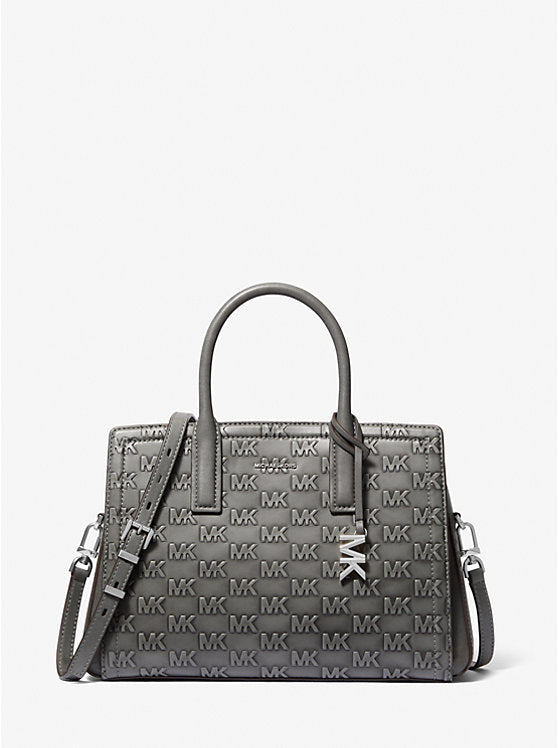 MICHAEL KORS Urban Slate Chic Medium Logo Tote Bag