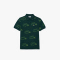 LACOSTE Mystic Pine Slim Fit Short Sleeve Piqué Polo Shirt