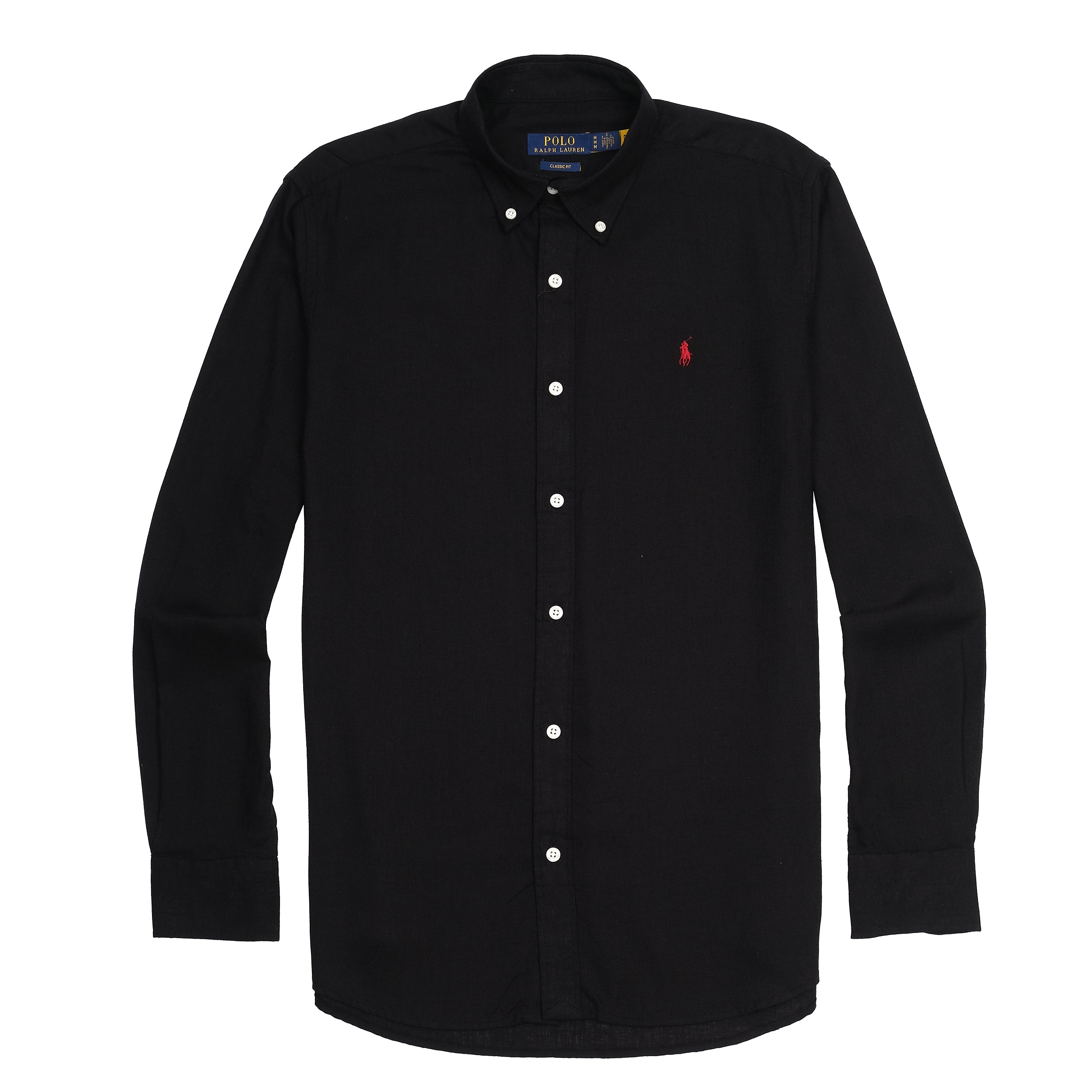 POLO RALPH LAUREN Embered Onyx Classic Fit Long Sleeve Button-Up Shirt