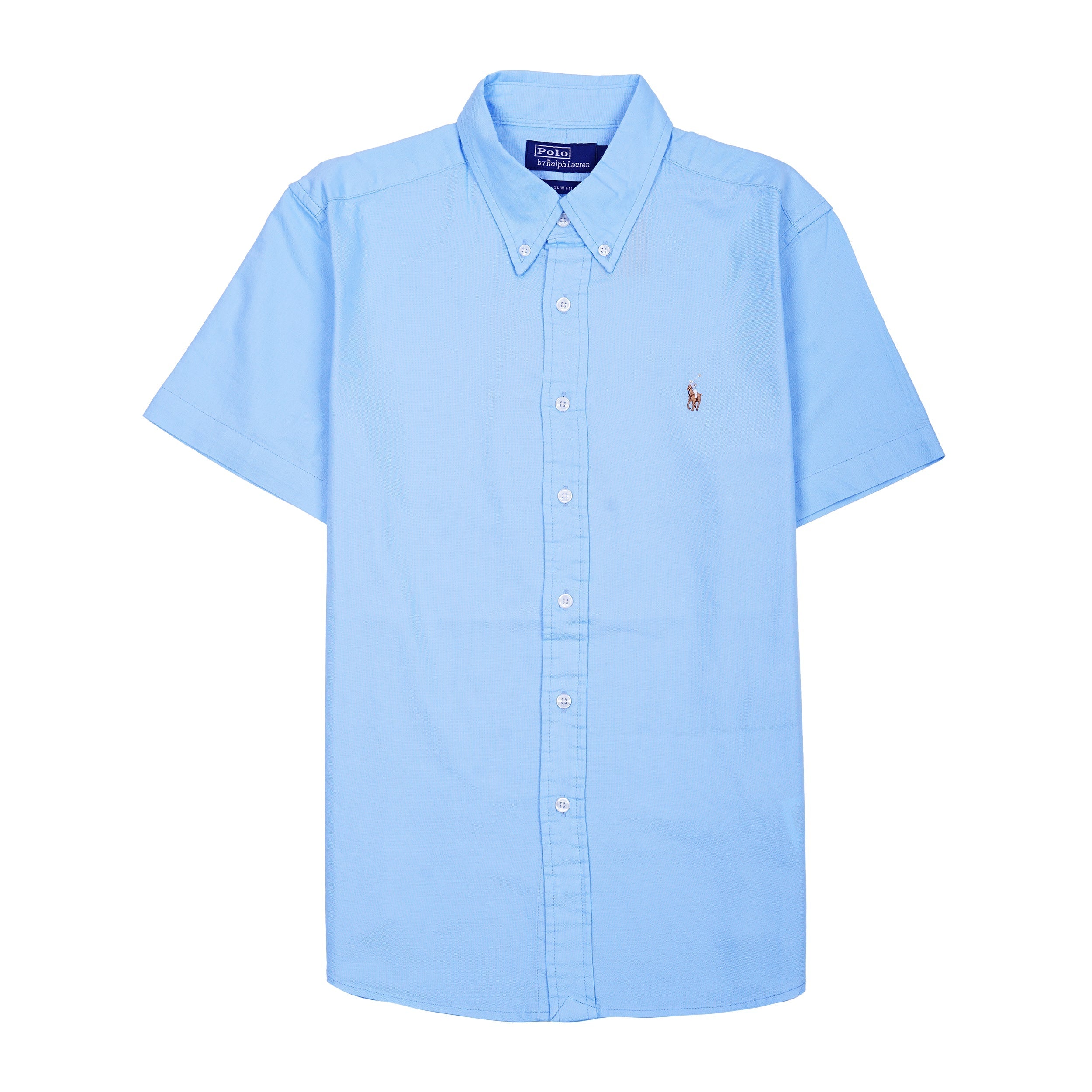 POLO RALPH LAUREN Serene Azure Relaxed Fit Short Sleeve Button-Down Shirt