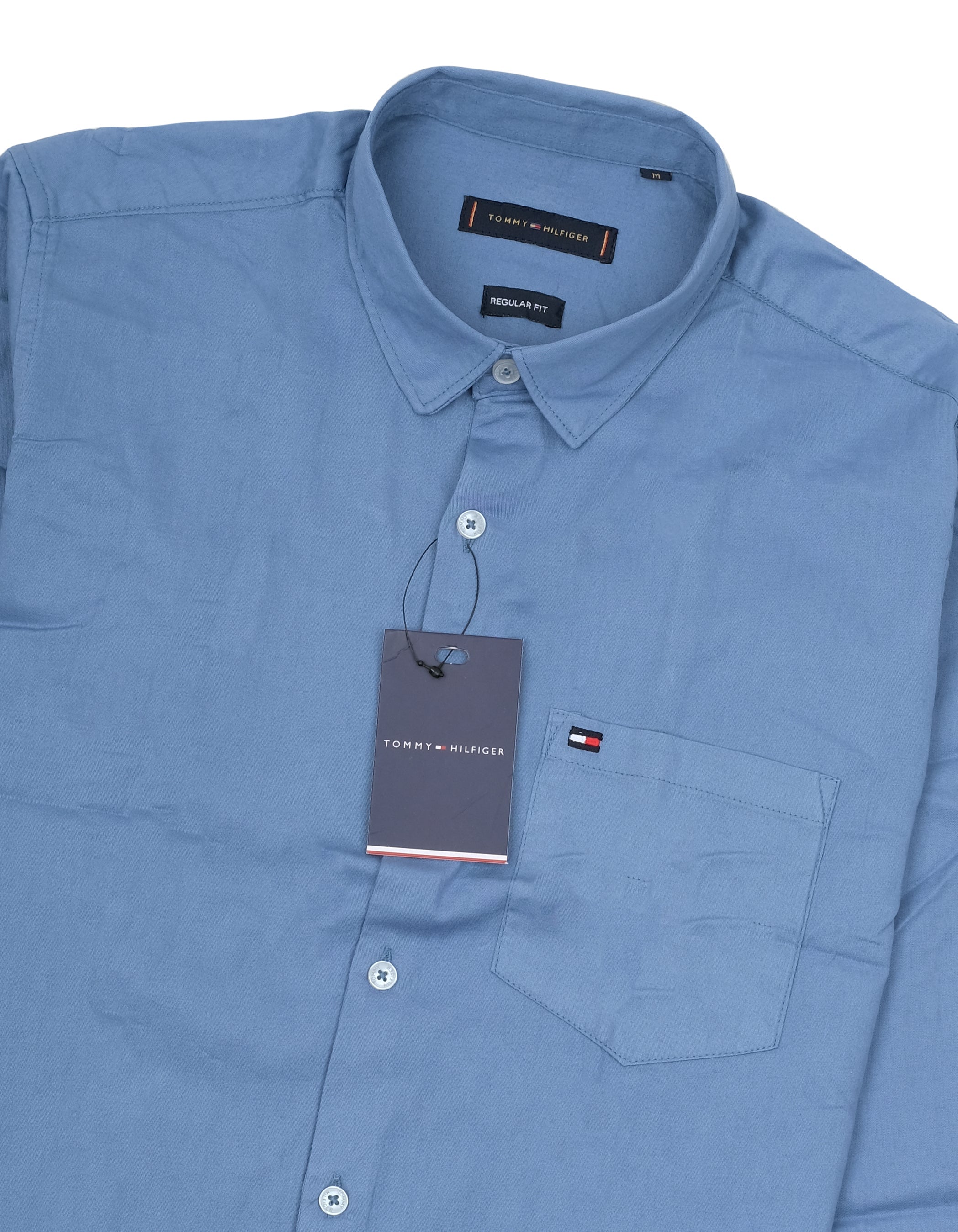 TOMMY HILFIGER Serene Sky Slim Fit Long Sleeve Shirt