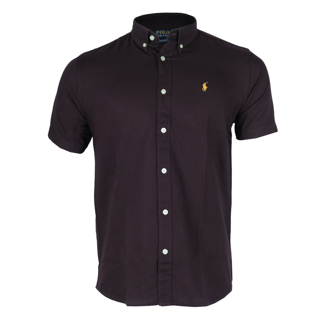 POLO RALPH LAUREN Majestic Amethyst Custom Fit Short Sleeve Shirt