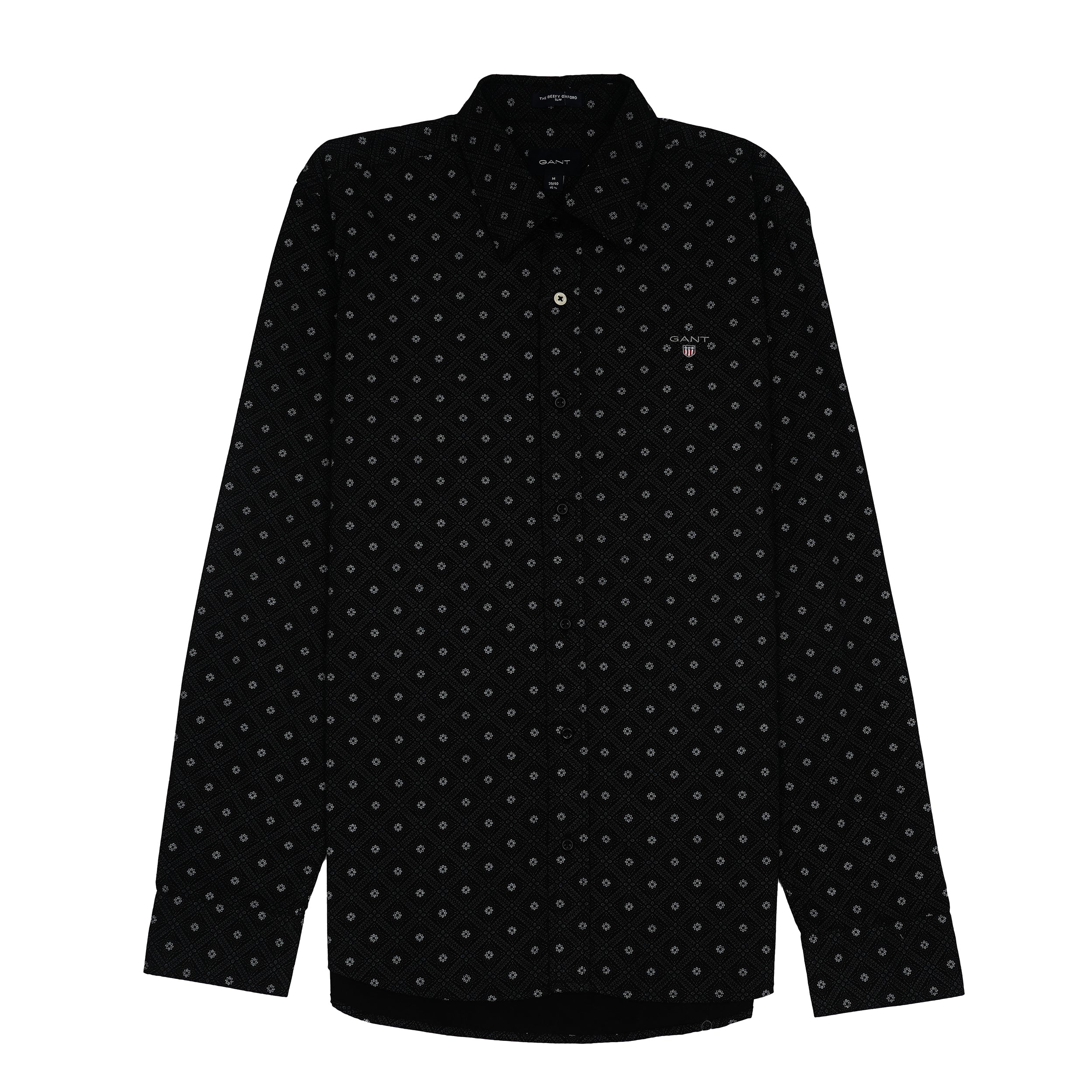 GANT Astral Cobalt Echo Classic Fit Long Sleeve Shirt