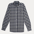 POLO RALPH LAUREN Twilight Charcoal Custom Fit Long Sleeve Plaid Button-Down Shirt