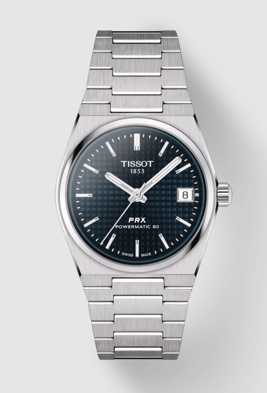 TISSOT Celestial Silver Elegance PRX Stainless Steel Classic Watch