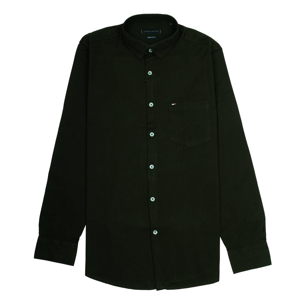 TOMMY HILFIGER Forest Shadow Regular Fit Long Sleeve Shirt
