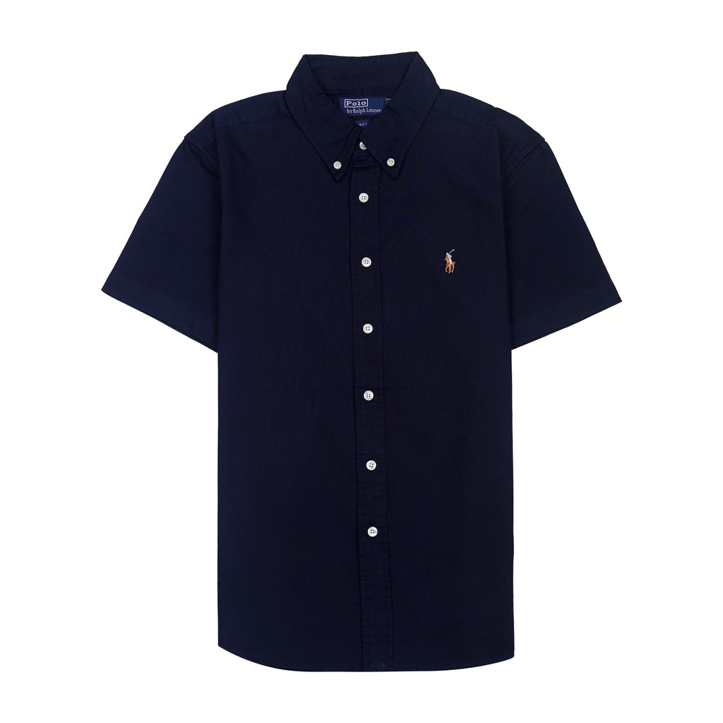POLO RALPH LAUREN Azure Wave Classic Fit Short Sleeve Button-Down Shirt