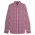 GANT Crimson Plaid Slim Fit Tech Prep Button-Up Shirt