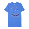 PSYCHO BUNNY Celestial Teal Relaxed Fit Short Sleeve Graphic T-Shirt