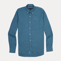 TOMMY HILFIGER Oceanic Teal Classic Fit Long Sleeve Button-Down Shirt