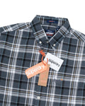 SUPERDRY Midnight Slate Slim Fit Long Sleeve Check Shirt