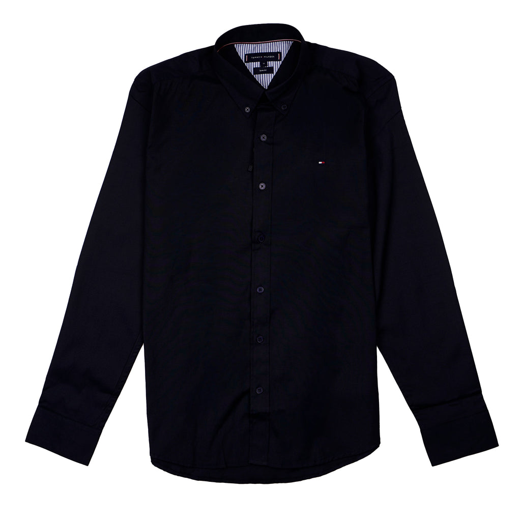 TOMMY HILFIGER Opulent Onyx Classic Fit Long Sleeve Shirt