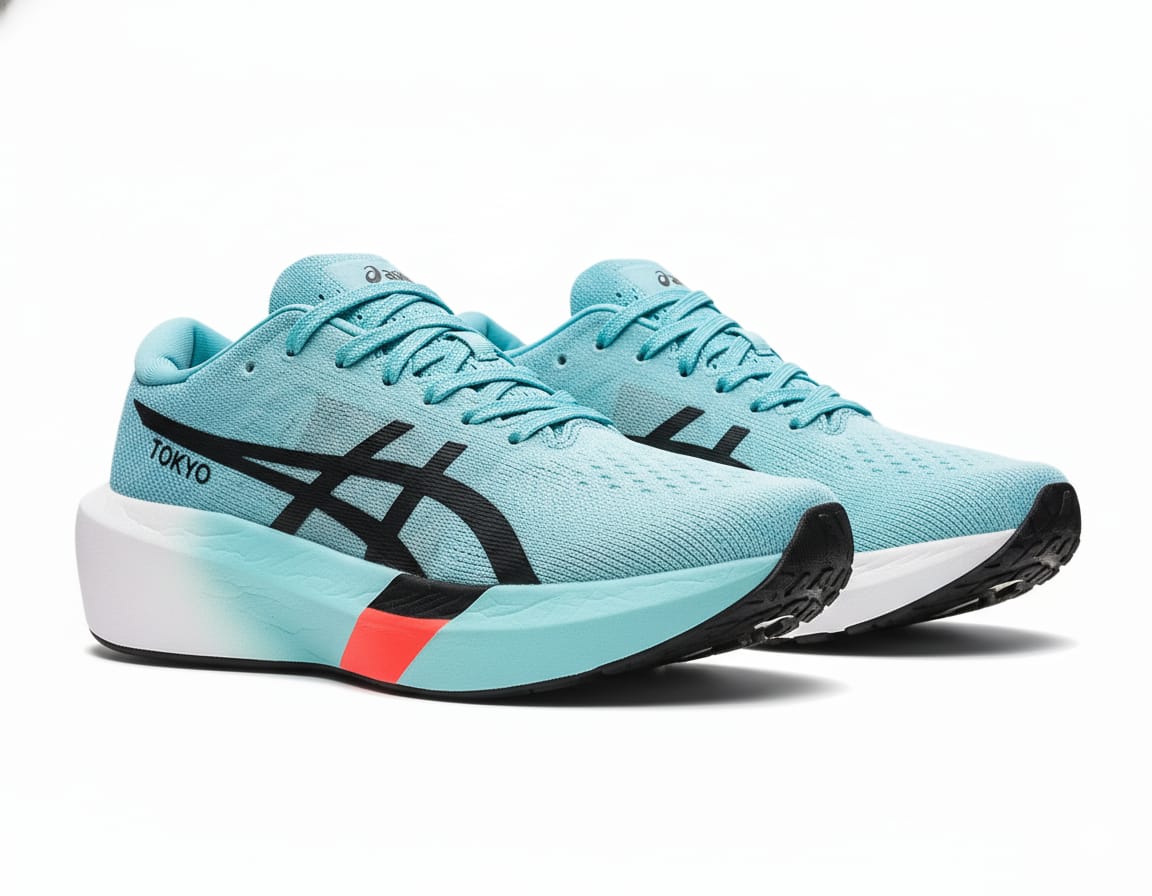 ASICS Serene Teal Ultra-Lightweight Glide Running Shoes