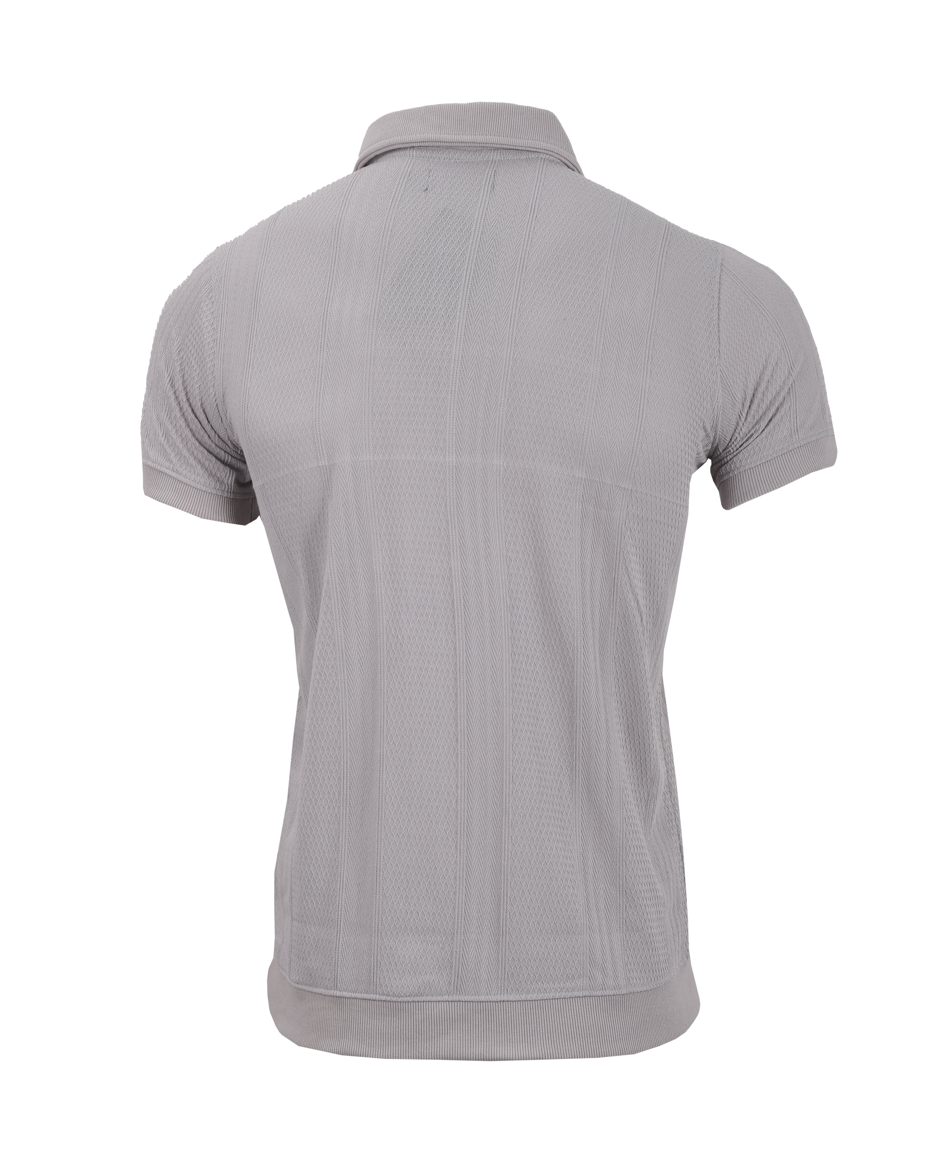 POLO RALPH LAUREN Silver Mist Classic Fit Textured Polo Shirt