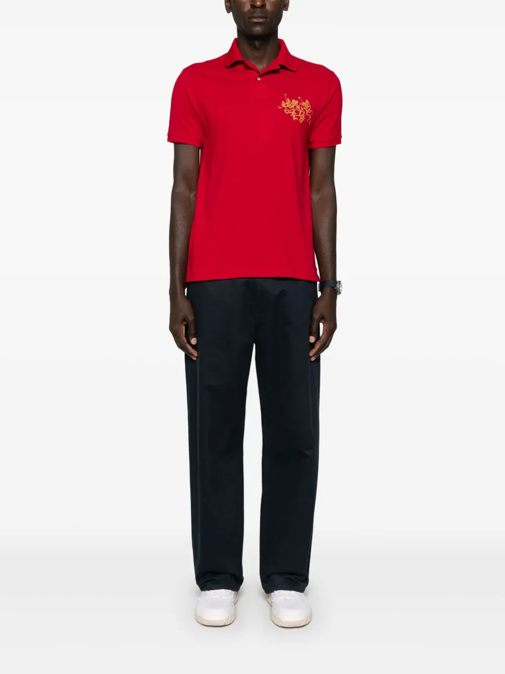 POLO Ember Glow Classic Fit Short Sleeve Piqué Polo Shirt