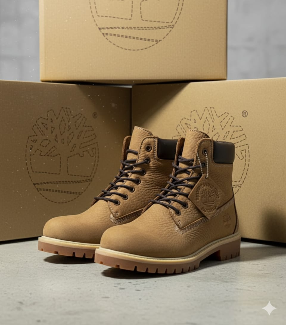 TIMBERLAND Emberwood Tan Rugged Waterproof Ankle Boots