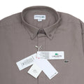 LACOSTE Terracotta Mist Classic Fit Long Sleeve Button-Down Shirt