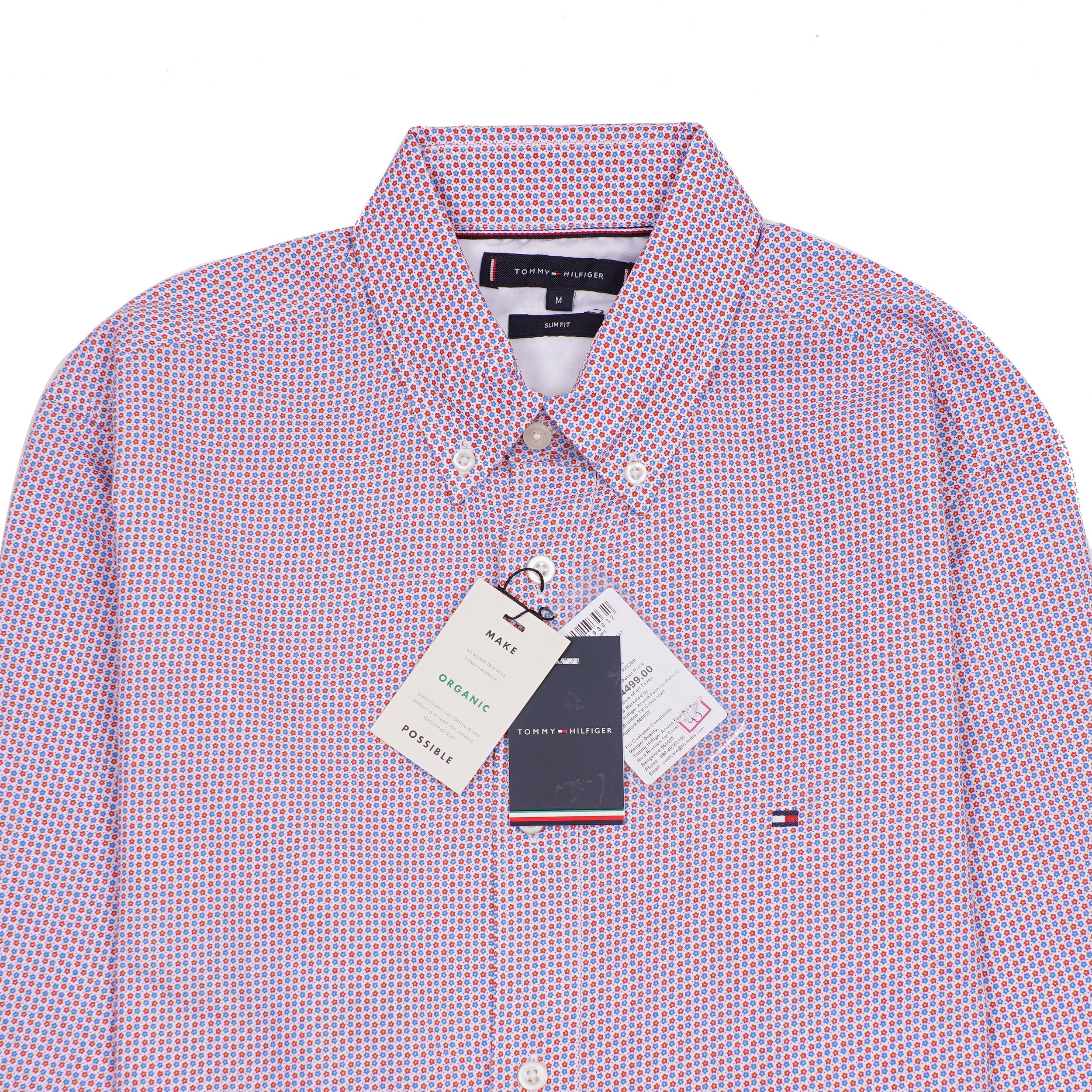 TOMMY HILFIGER Twilight Orchid Tailored Fit Long Sleeve Button-Down Shirt