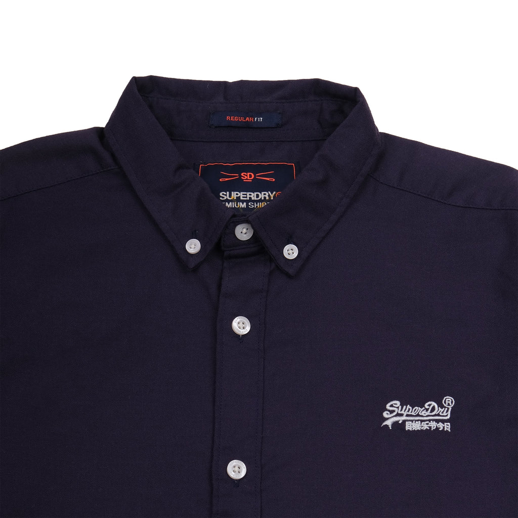 SUPERDRY Deep Ocean Regular Fit Short Sleeve Button-Up Shirt