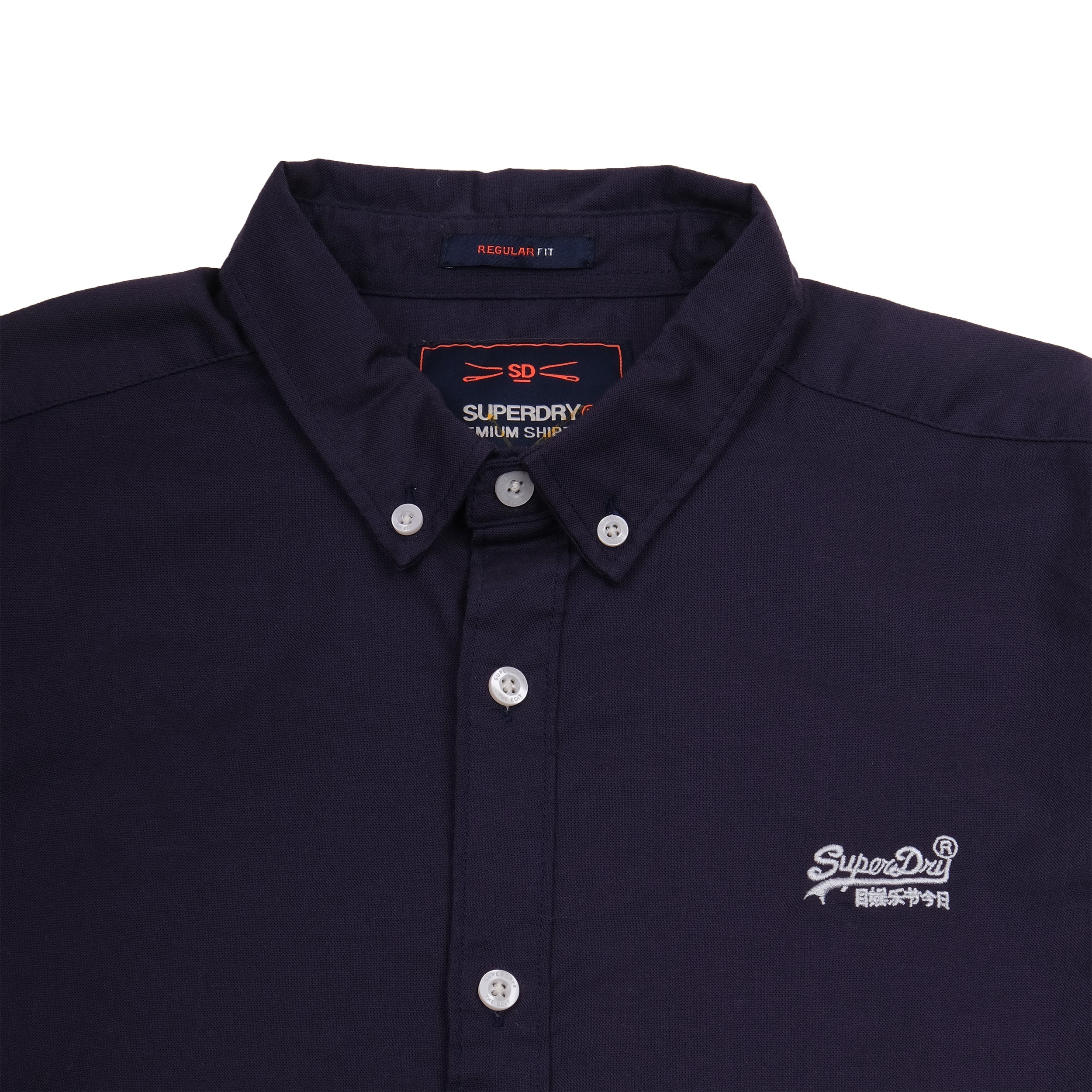 SUPERDRY Deep Ocean Regular Fit Short Sleeve Button-Up Shirt