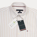 TOMMY HILFIGER Silken Pearl Tailored Fit Long Sleeve Button-Up Shirt