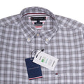 TOMMY HILFIGER Ethereal Pearl Tailored Fit Long Sleeve Checkered Button-Down Shirt