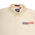 SUPERDRY Soft Cream Classic Fit Long Sleeve Button-Up Shirt