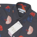 ZARA Charcoal Dreamscape Short Sleeve Casual Shirt