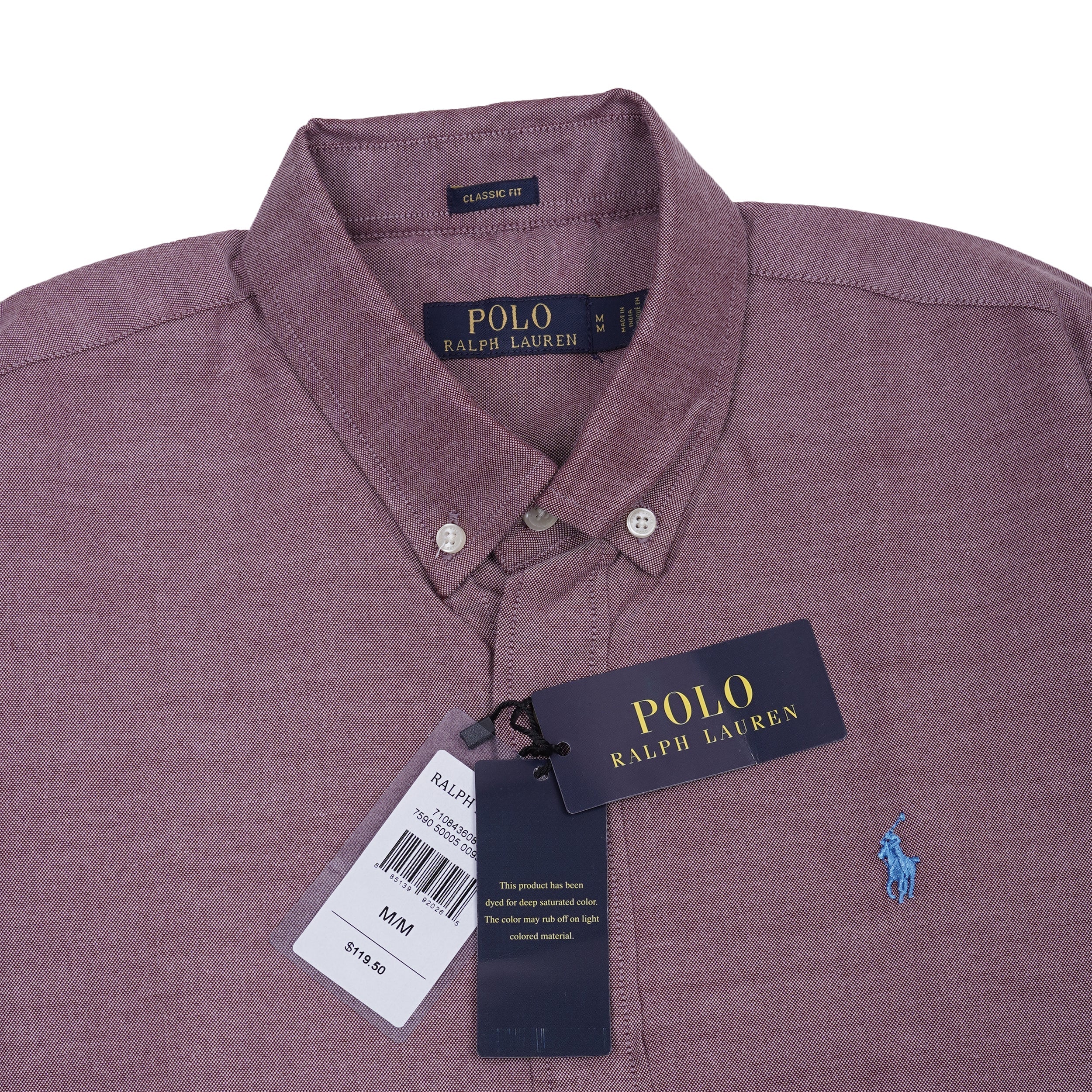 POLO RALPH LAUREN Enchanted Amethyst Classic Fit Long Sleeve Button-Down Shirt