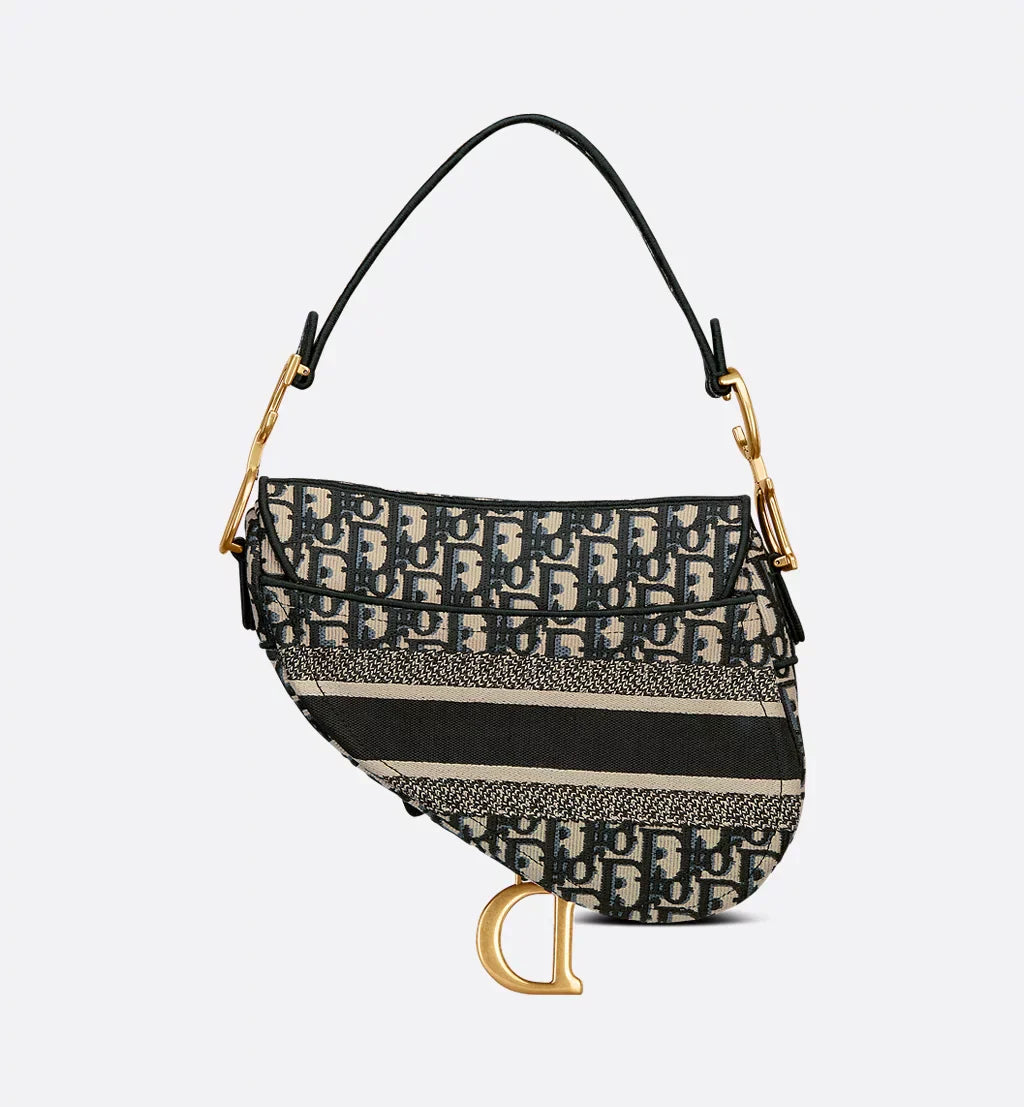 DIOR Celestial Onyx Luxe Monogram Canvas Crossbody Bag