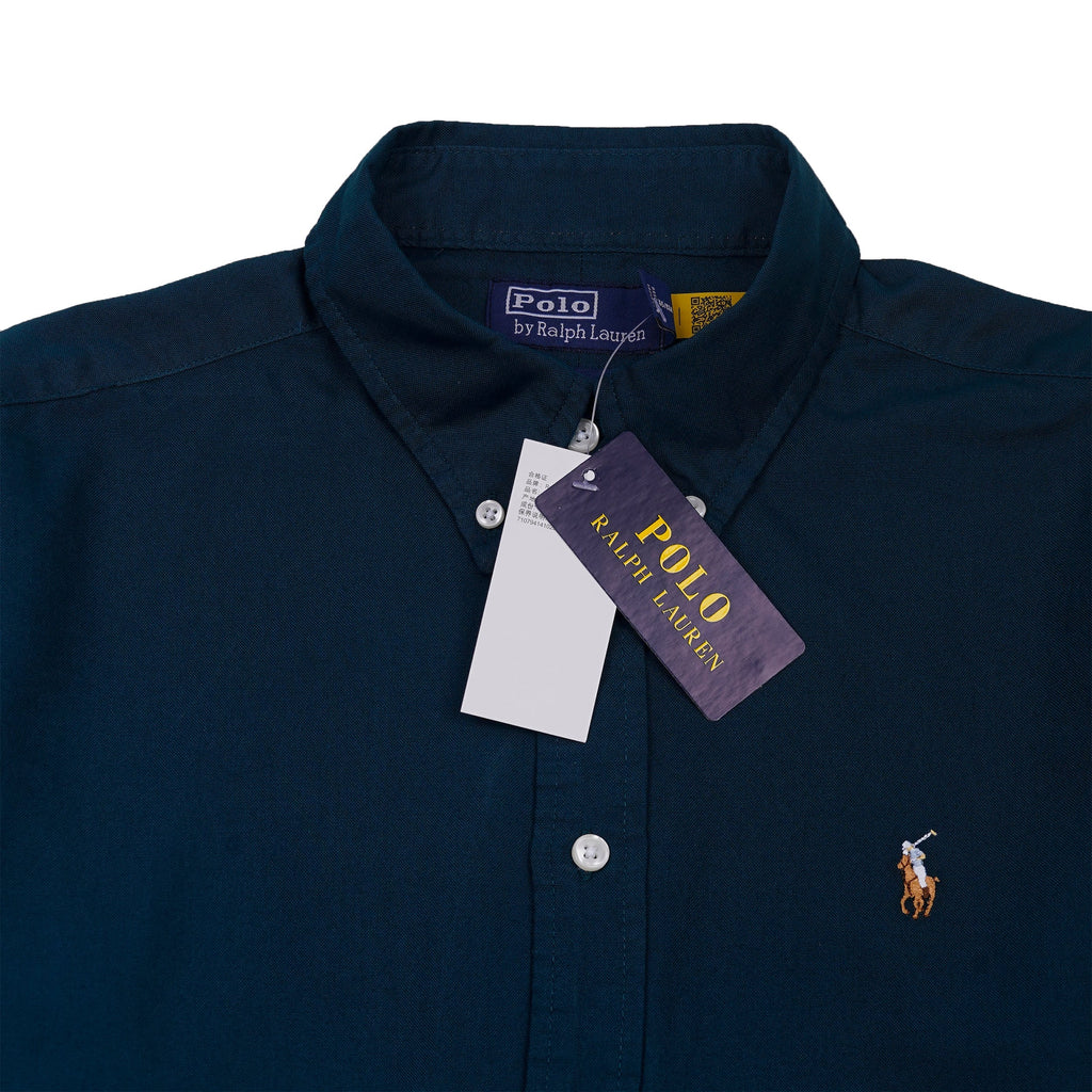 POLO RALPH LAUREN Twilight Teal Classic Fit Short Sleeve Button-Down Shirt