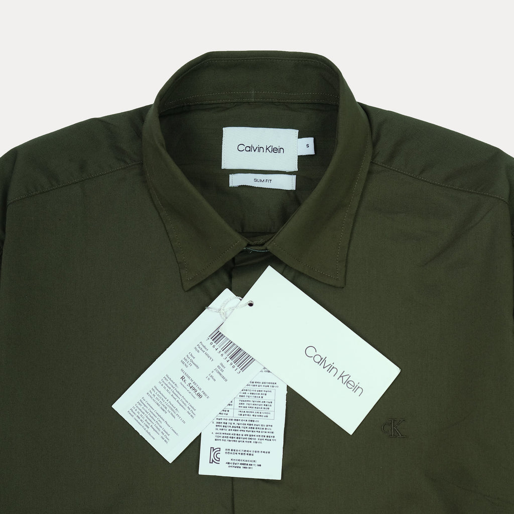 CALVIN KLEIN Mystic Forest Tailored Fit Long Sleeve Shirt