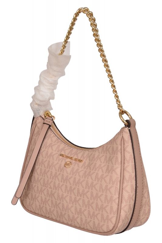 MICHAEL KORS Signature Logo Hobo Bag with Scrunchie Handle