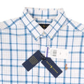 RALPH LAUREN Serene Azure Windowpane Check Classic Fit Oxford Shirt
