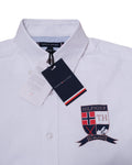 TOMMY HILFIGER Frosted Pearl Slim Fit Long Sleeve Shirt