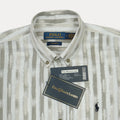 POLO Serene Silver Elegant Fit Long Sleeve Button-Up Shirt