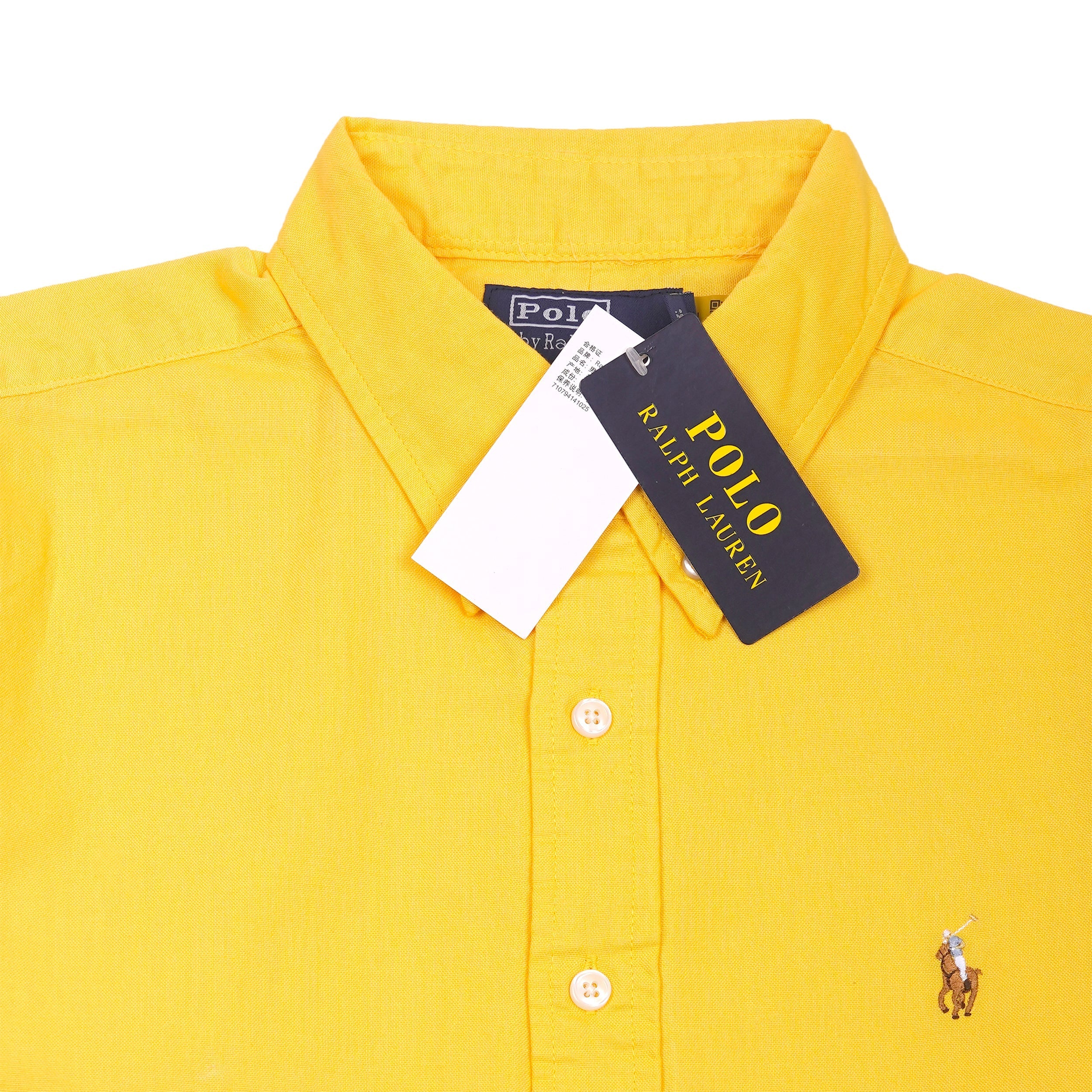 POLO RALPH LAUREN Solar Amber Classic Fit Short Sleeve Button-Down Shirt