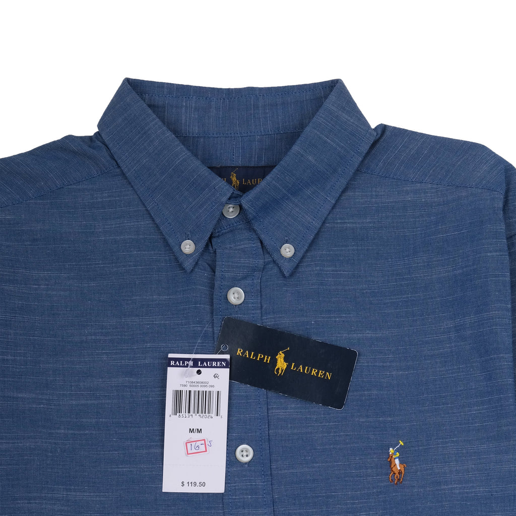 RALPH LAUREN Oceanic Teal Classic Fit Long Sleeve Button-Down Shirt