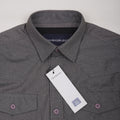 CALVIN KLEIN JEANS Ethereal Charcoal Modern Fit Long Sleeve Chambray Shirt