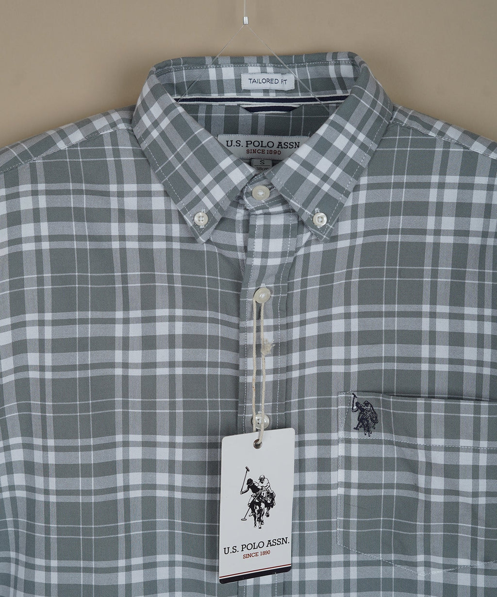 U.S. POLO ASSN. Prismatic Ash Classic Fit Long Sleeve Button-Down Shirt