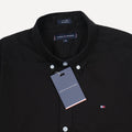 TOMMY HILFIGER Enigmatic Onyx Tailored Fit Long Sleeve Button-Down Shirt