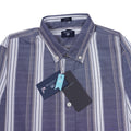 GANT Ethereal Indigo Tailored Fit Long Sleeve Striped Shirt