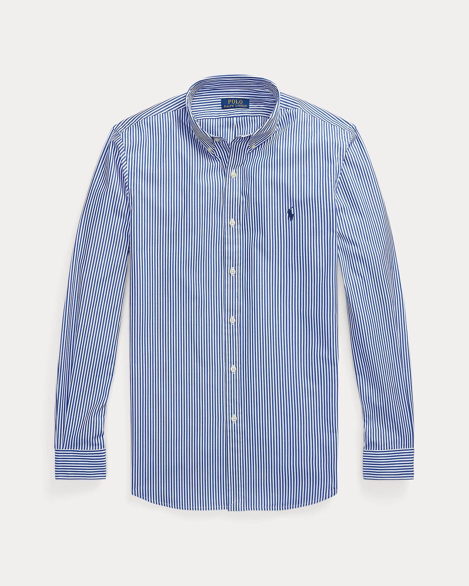 POLO RALPH LAUREN Misty Slate Slim Fit Long Sleeve Button-Down Shirt