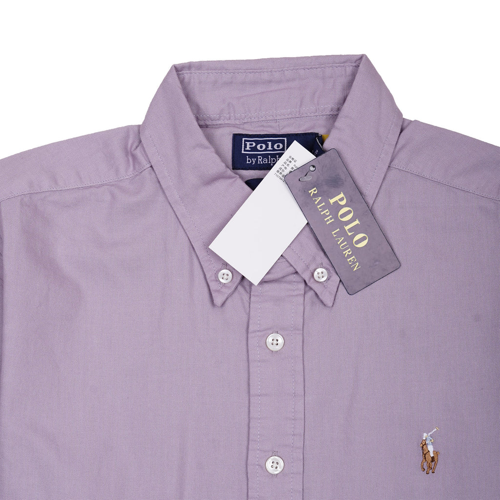 POLO RALPH LAUREN Serene Lilac Relaxed Fit Short Sleeve Button-Down Shirt