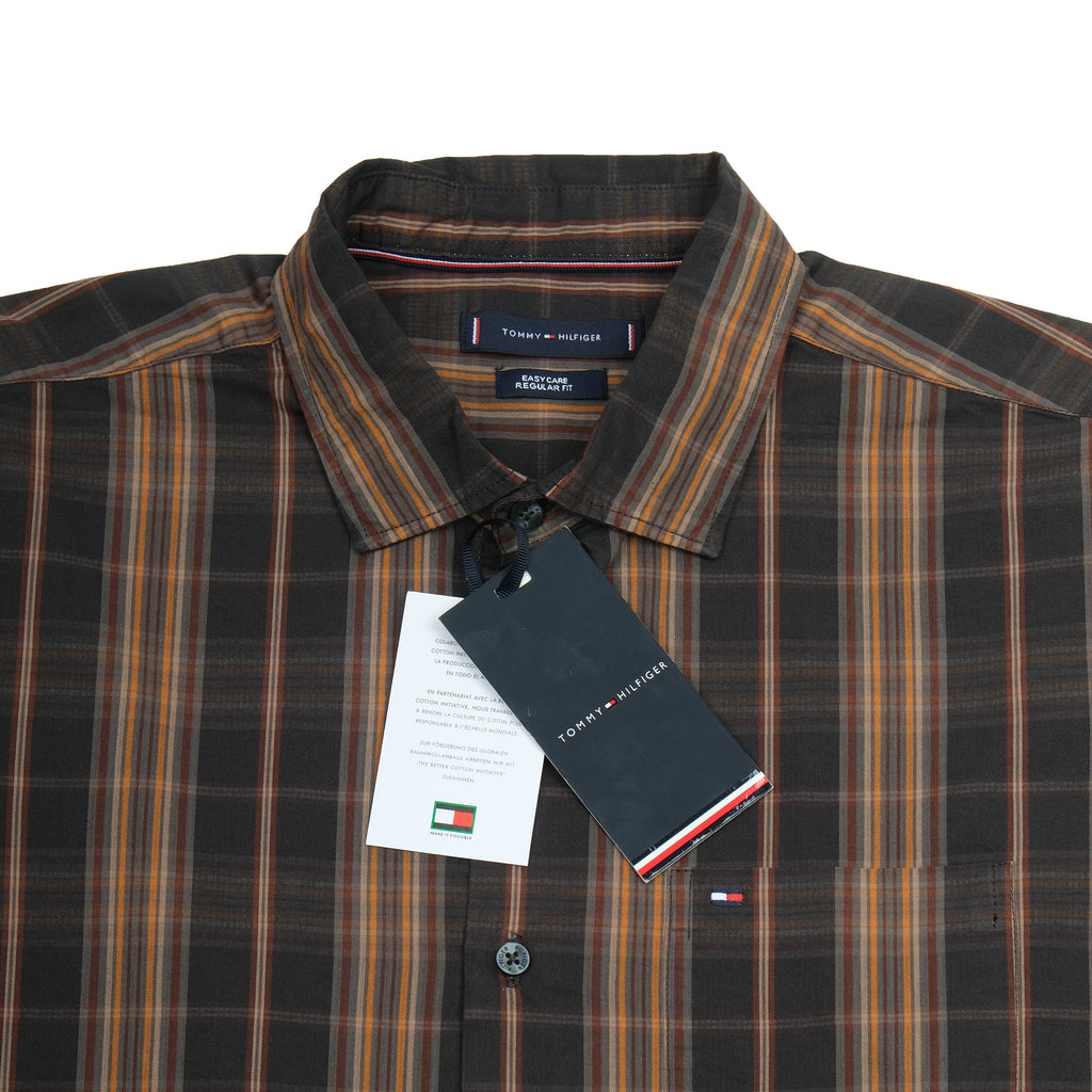 TOMMY HILFIGER Rustic Ember Slim Fit Long Sleeve Shirt