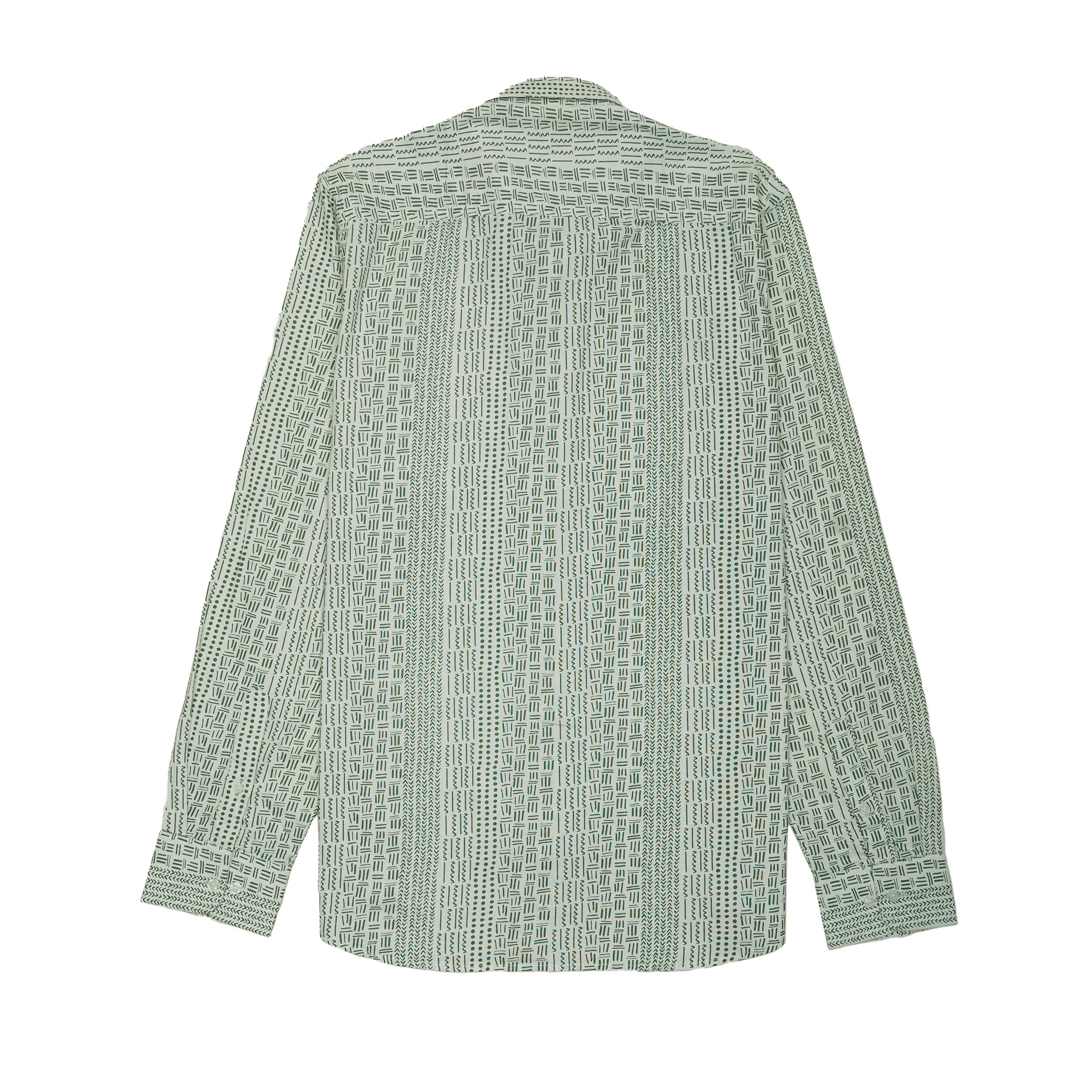 MNG Opulent Sage Contemporary Fit Long Sleeve Shirt